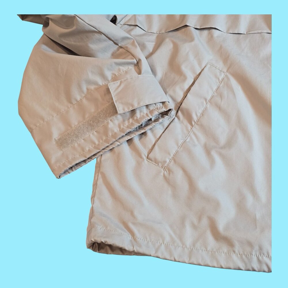 Ping Collection Packable Windbreaker Jacket Beige… - image 4
